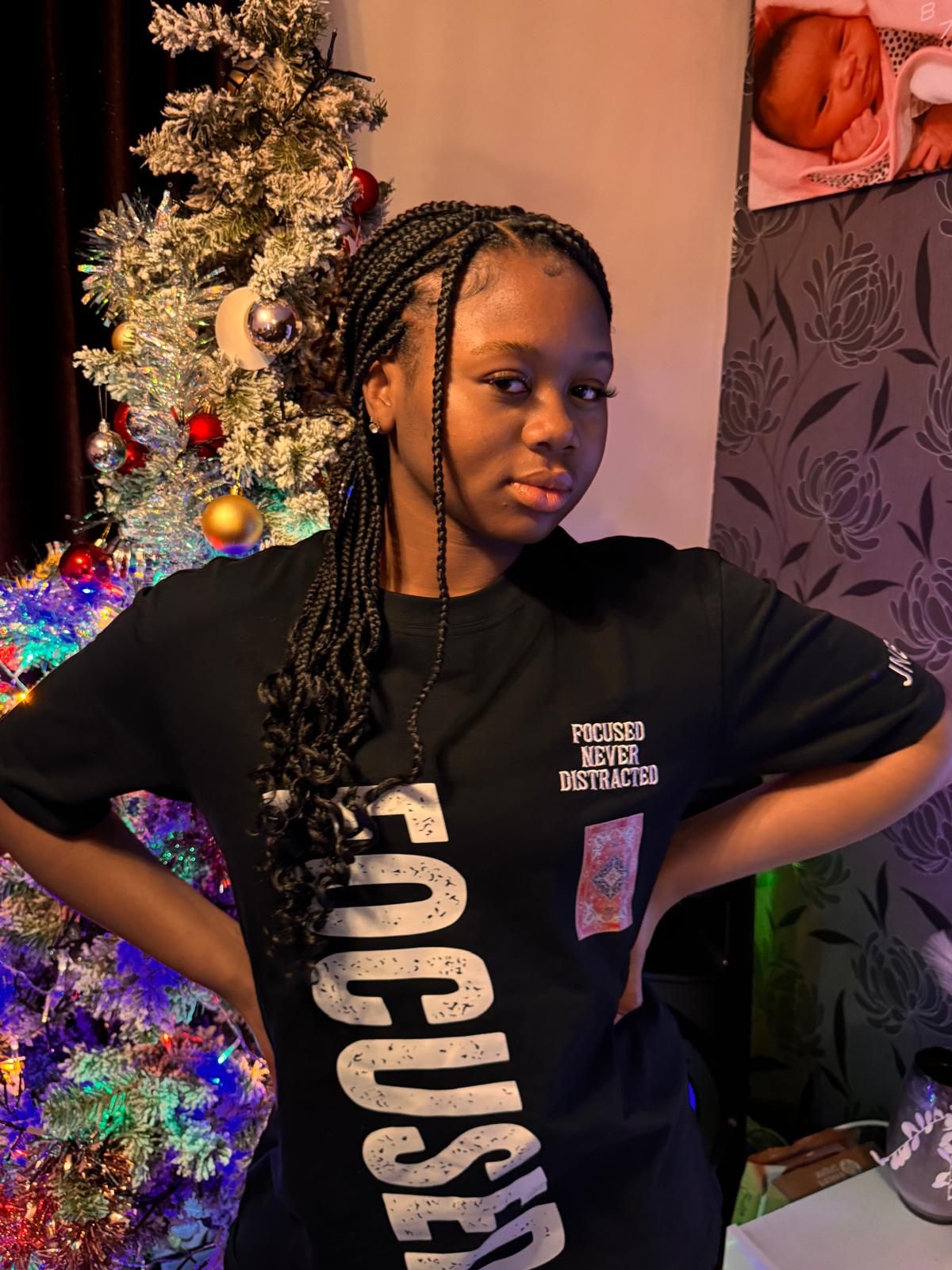 Focused Black T Shirt